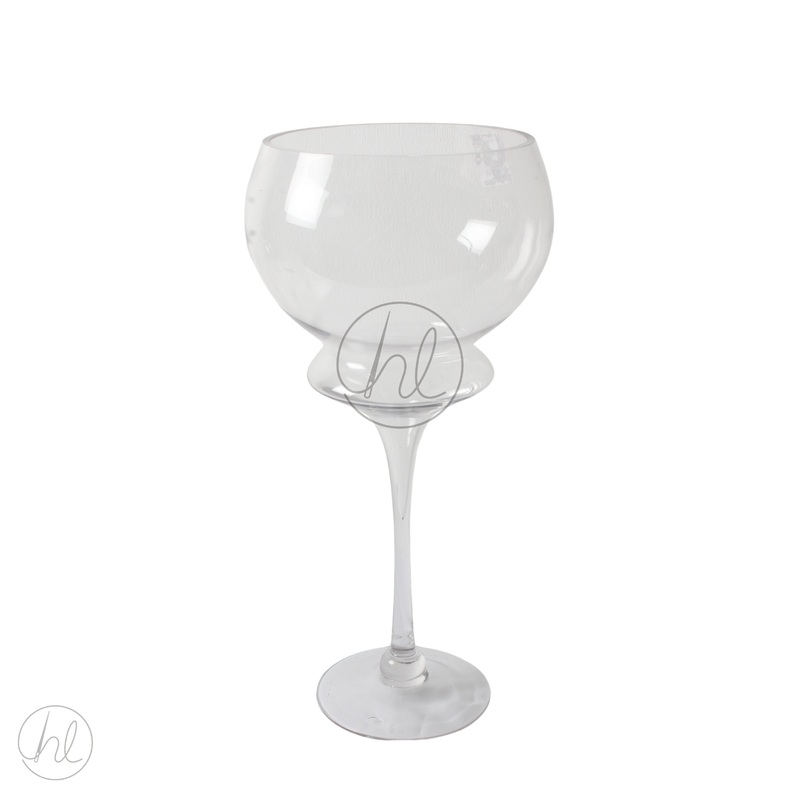 VASE 21.5X16X50 CLEAR FREE