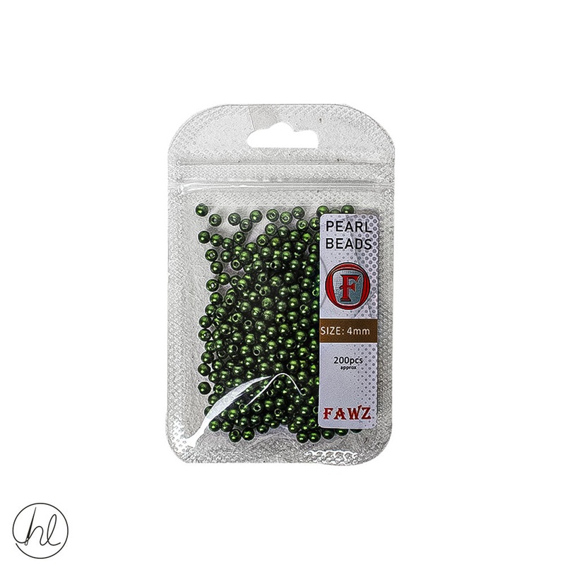 Beads Pearl 4mm Hemlock Free