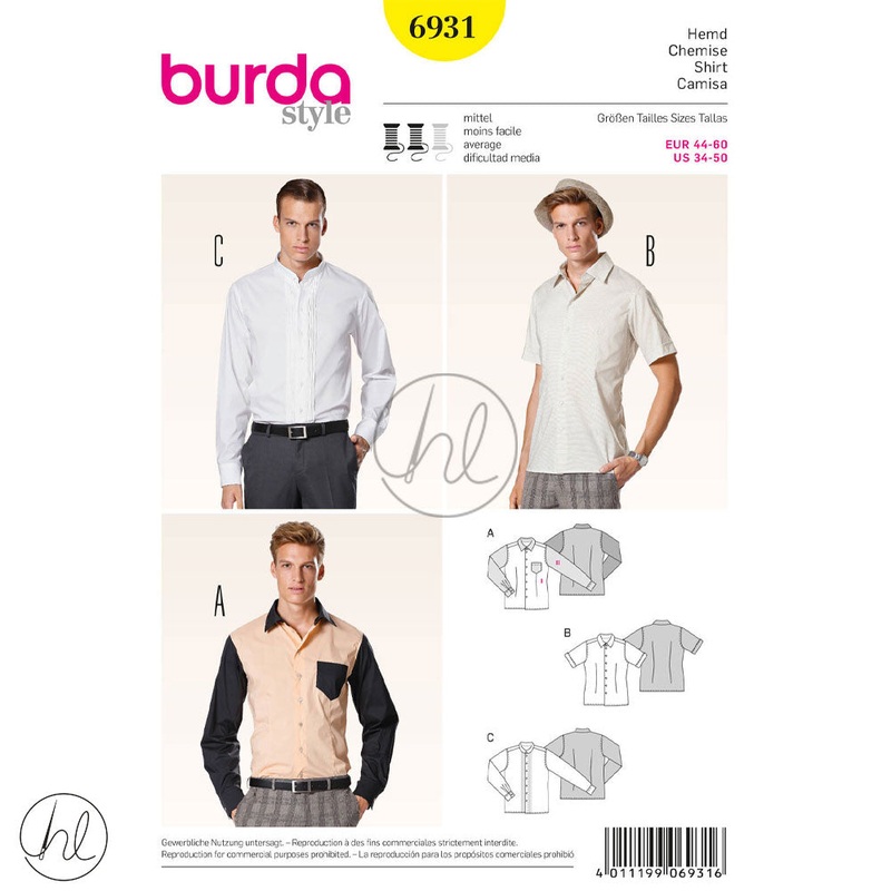 BURDA PATTERN 6931