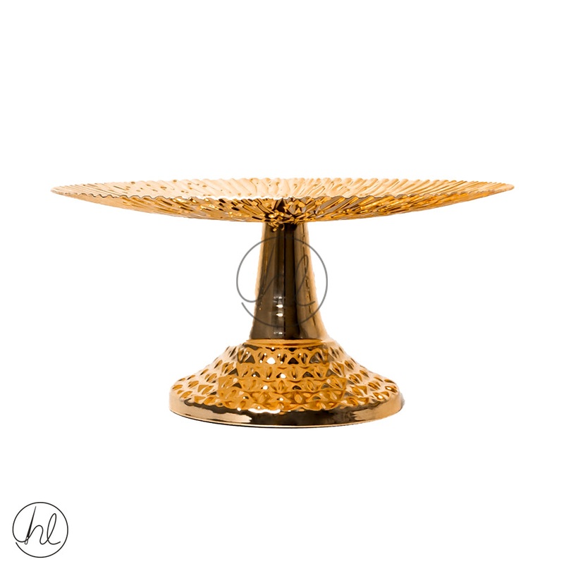 CAKE STAND ABY-5006 GOLD LARGE