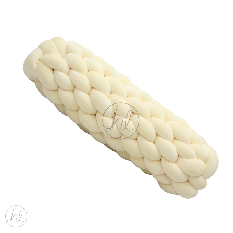 CUSHION WOVEN CREAM FREE 1