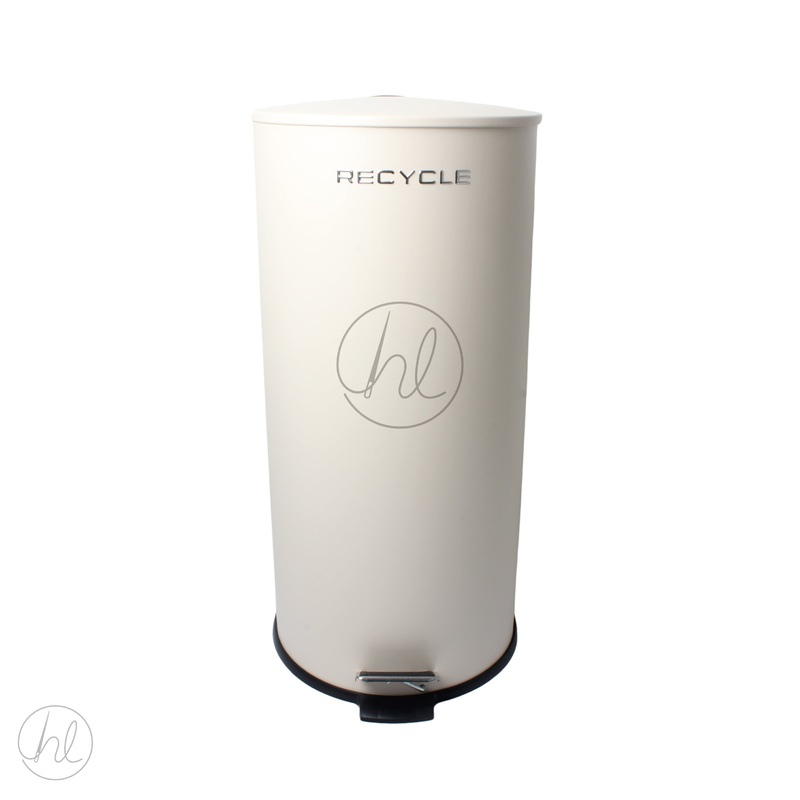DUSTBIN ENZO 30L CREAM FREE