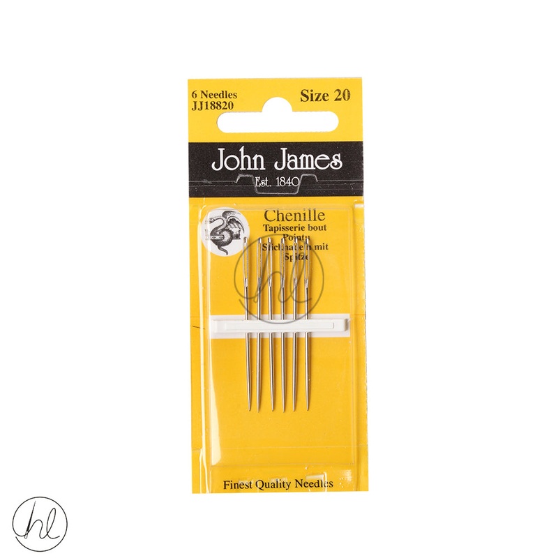 John James Needles CHENILLE  JJ18820 SIZE 20
