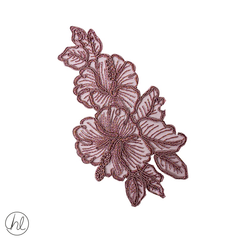MOTIF METALLIC 190X120 DUSTY PINK