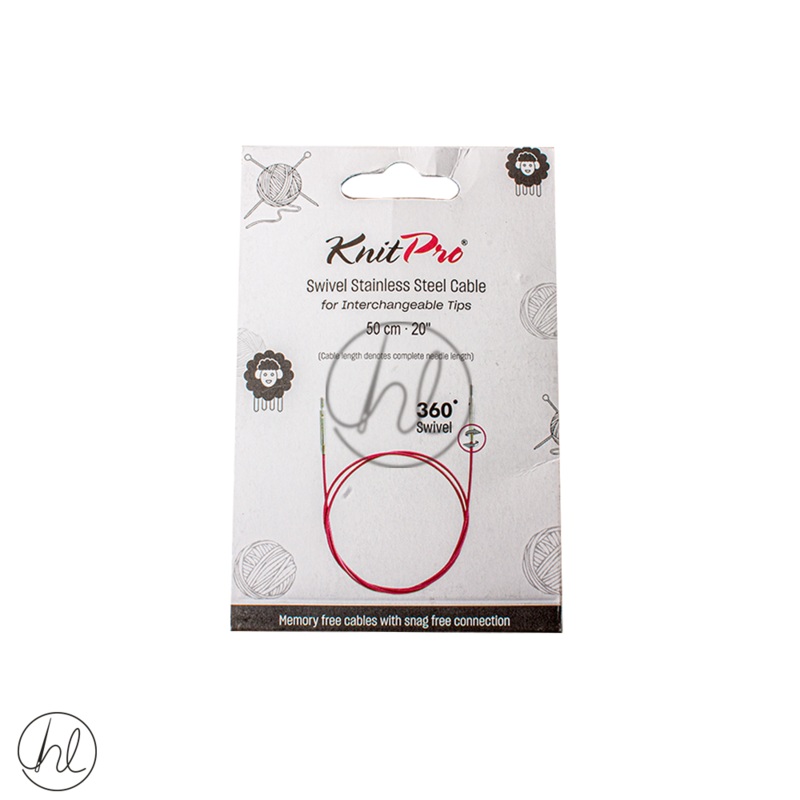 NEEDLE CABLE SWIVEL 50CM