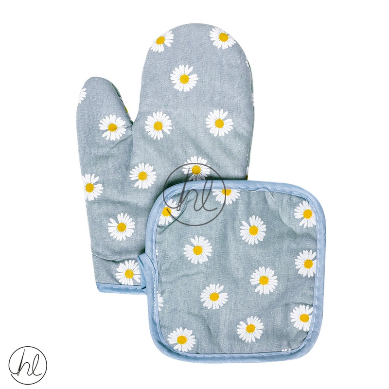 Oven Glove Set ABY-5243 Blue