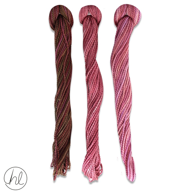 100% COTTON PERLE THREAD 3X9M 83-AJUGA PER SET