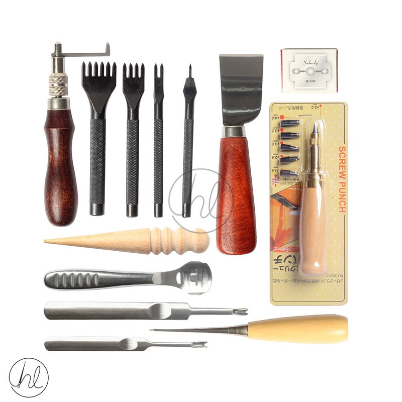 18PCS LEATHER CRAFT TOOL KIT 047-938
