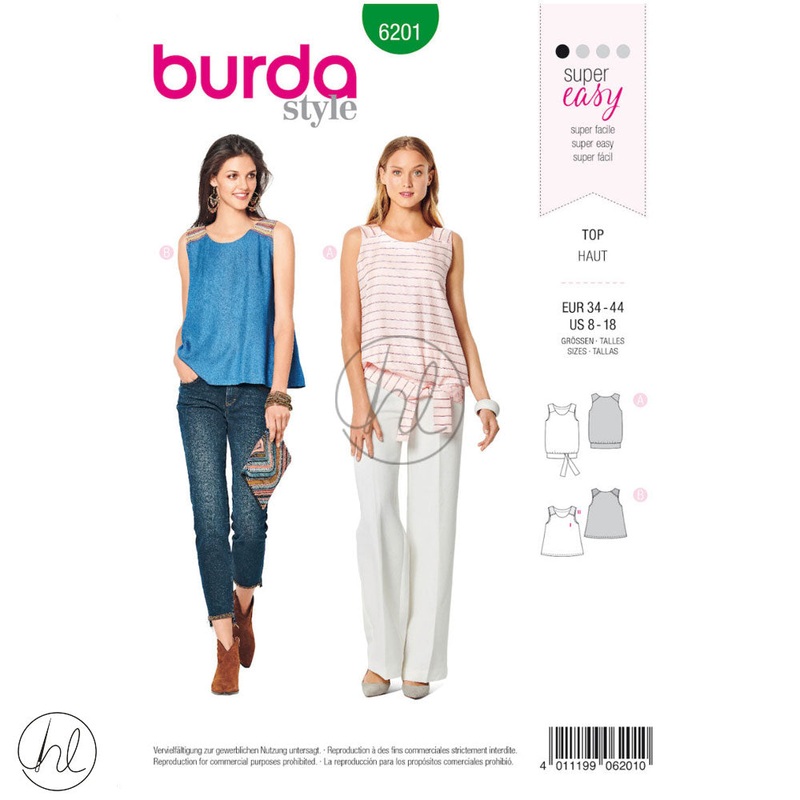 BURDA PATTERN 6201