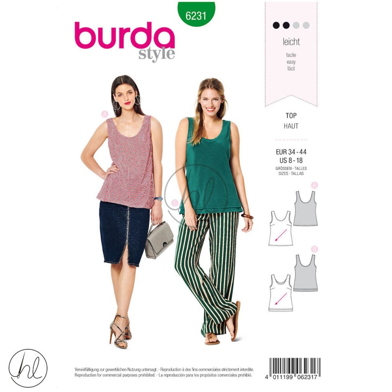 BURDA PATTERN 6231