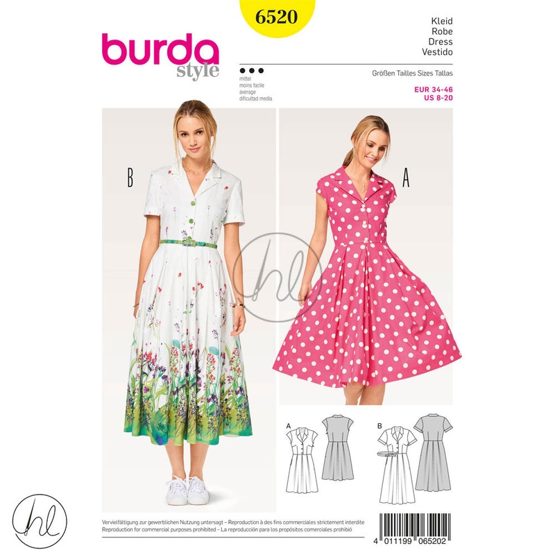 BURDA PATTERN 6520