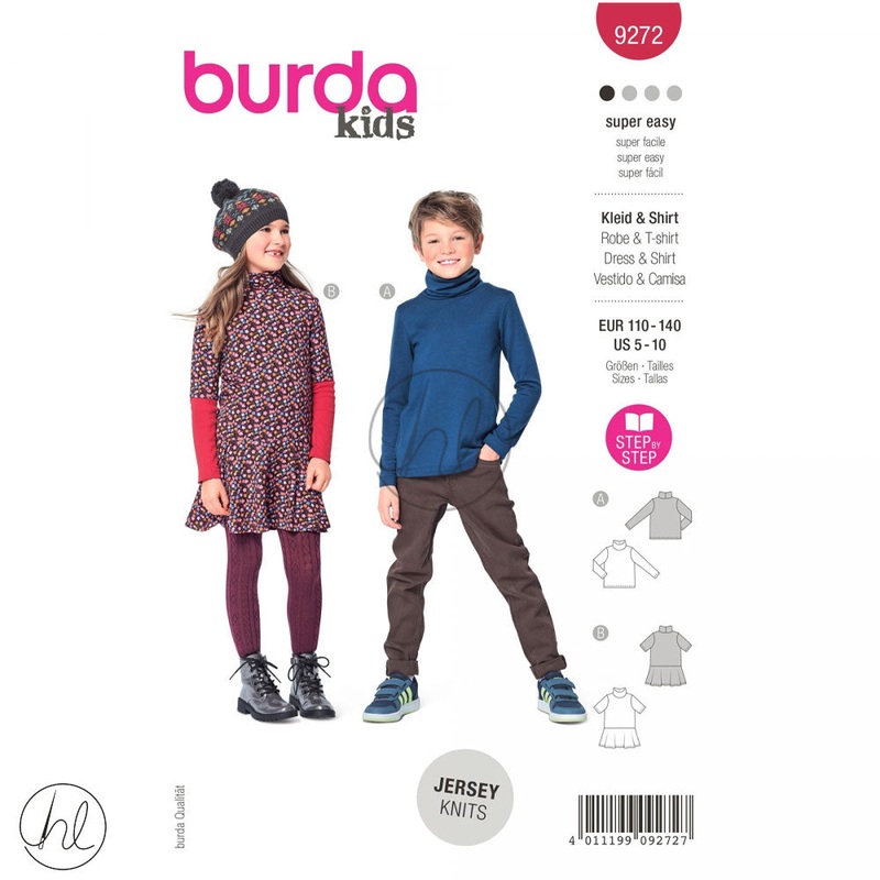 BURDA PATTERN 9272 RED