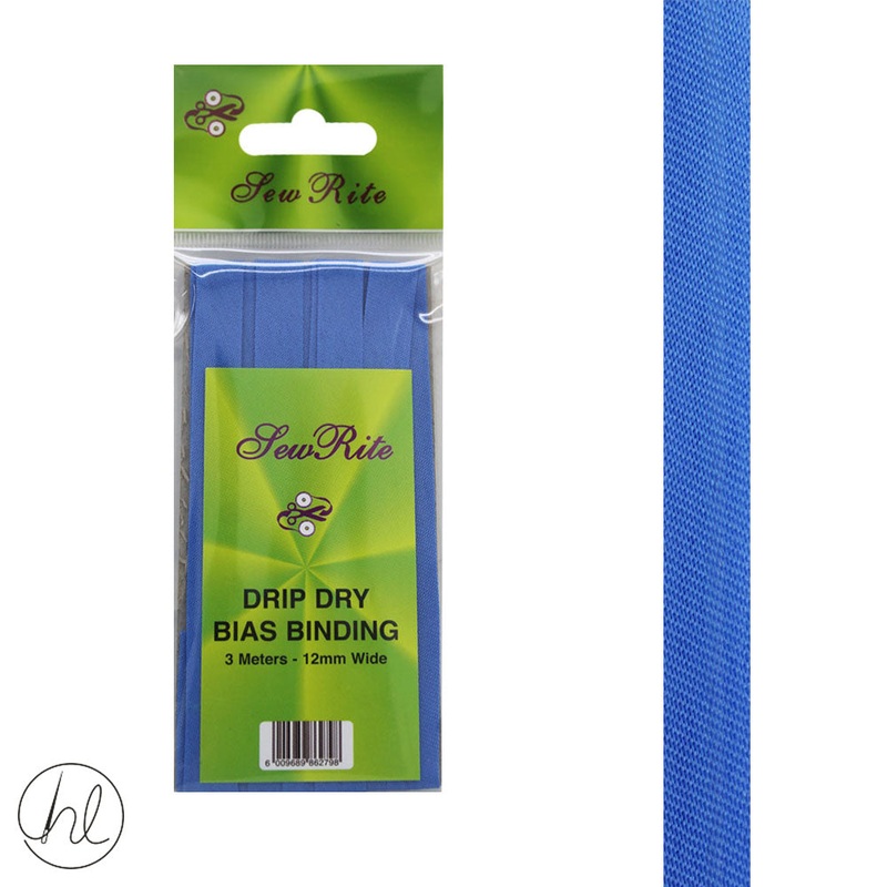 DRIP DRY BIAS BINDING (3M - 12MM WIDE)