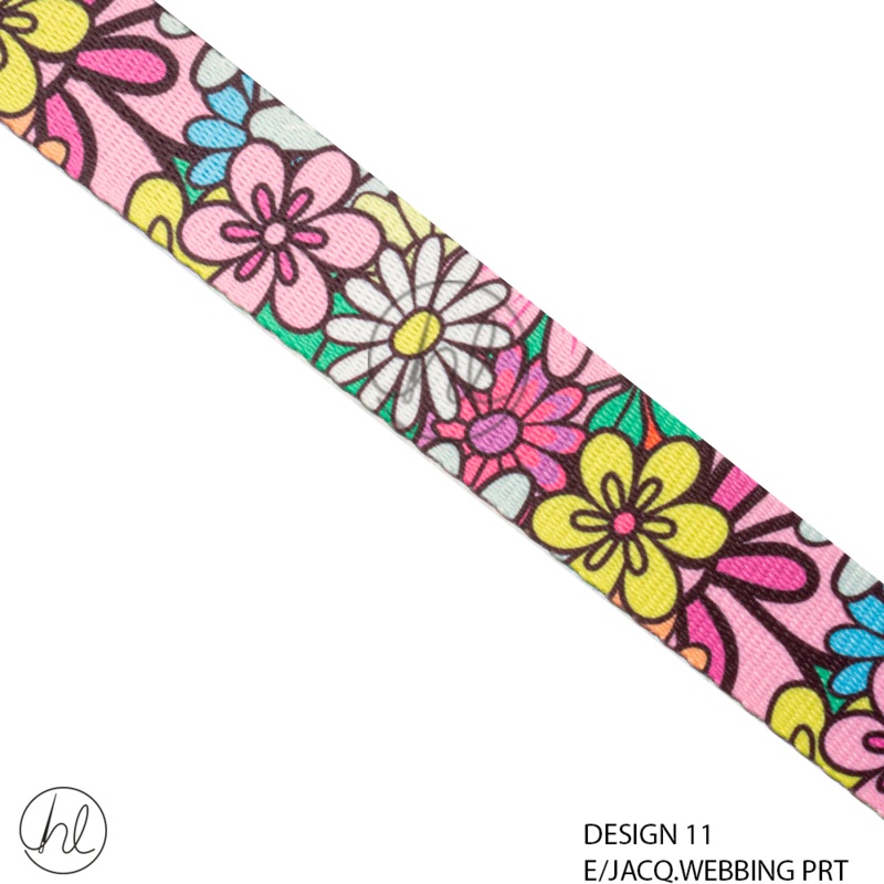 E/JACQ.WEBBING PRT  DESIGN 1125MMMULTI