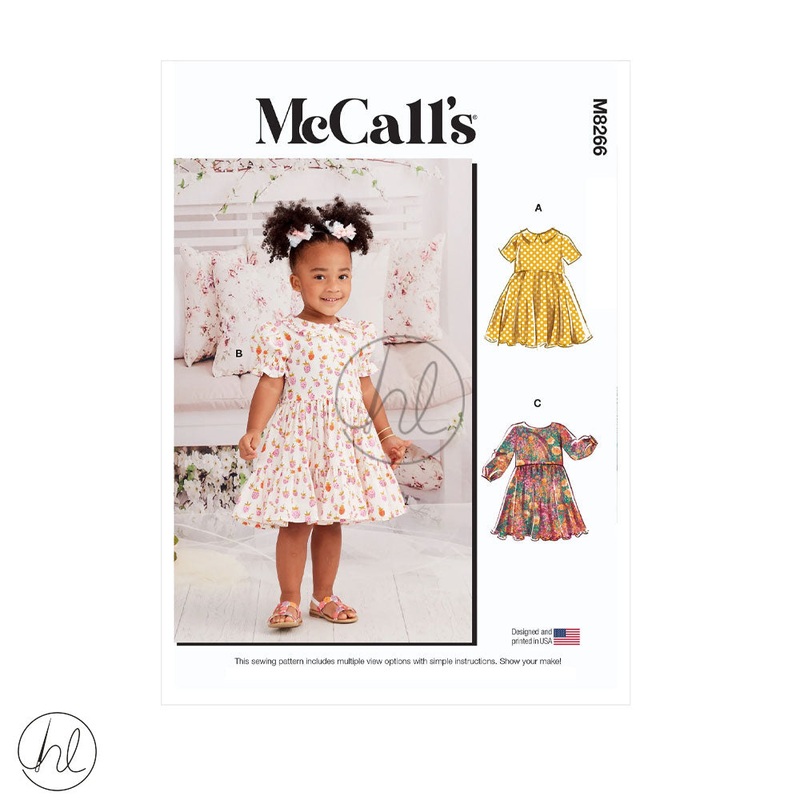 MCCALL'S PATTERN M8266
