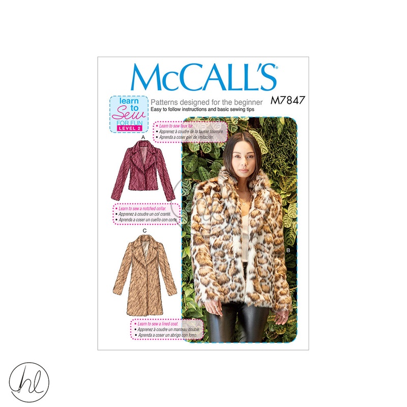 MCCALL'S PATTERNS M7847