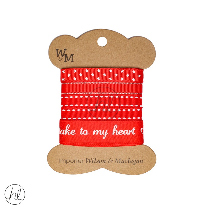 RIBBON PACK RED CB3465 1M PER PACK