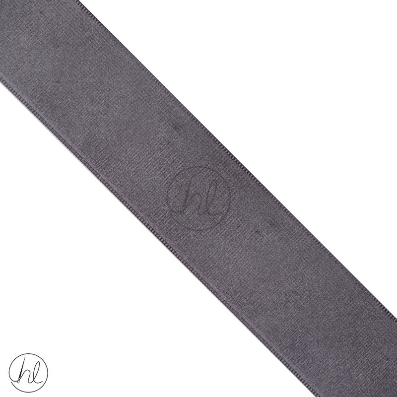 SATIN RIBBON DARK GREY PER M 38MM