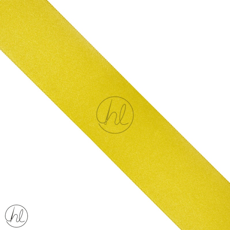SATIN RIBBON YELLOW PER M 38MM