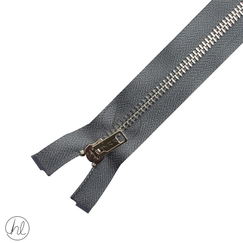 STEEL ZIP YKK GREY 50CM