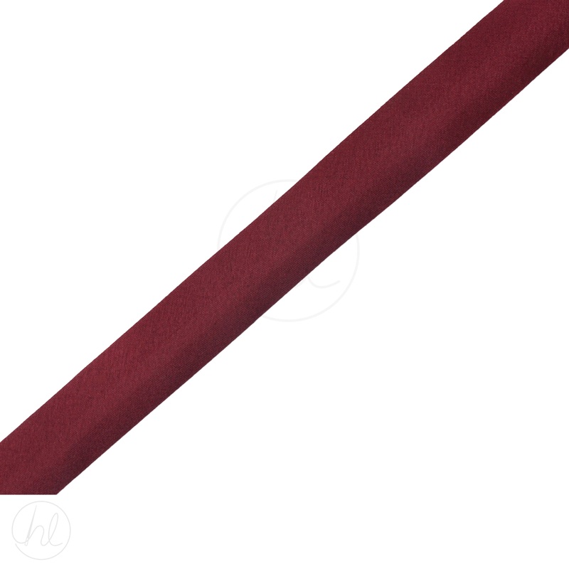 BIAS BINDING COTTON 25MM  MAROON FREE 1