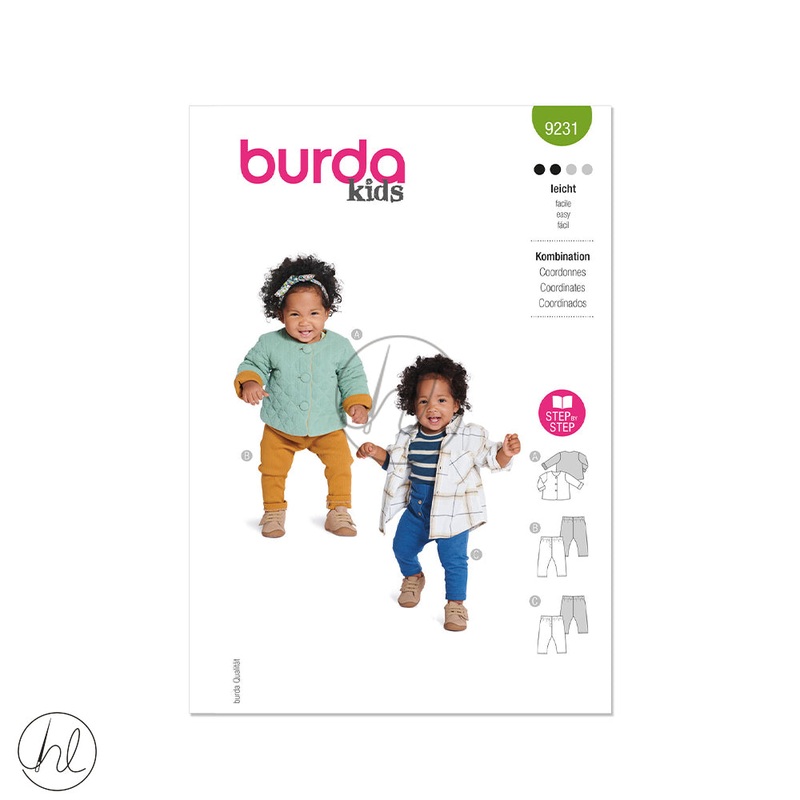 BURDA PATTERN B9231 GREEN