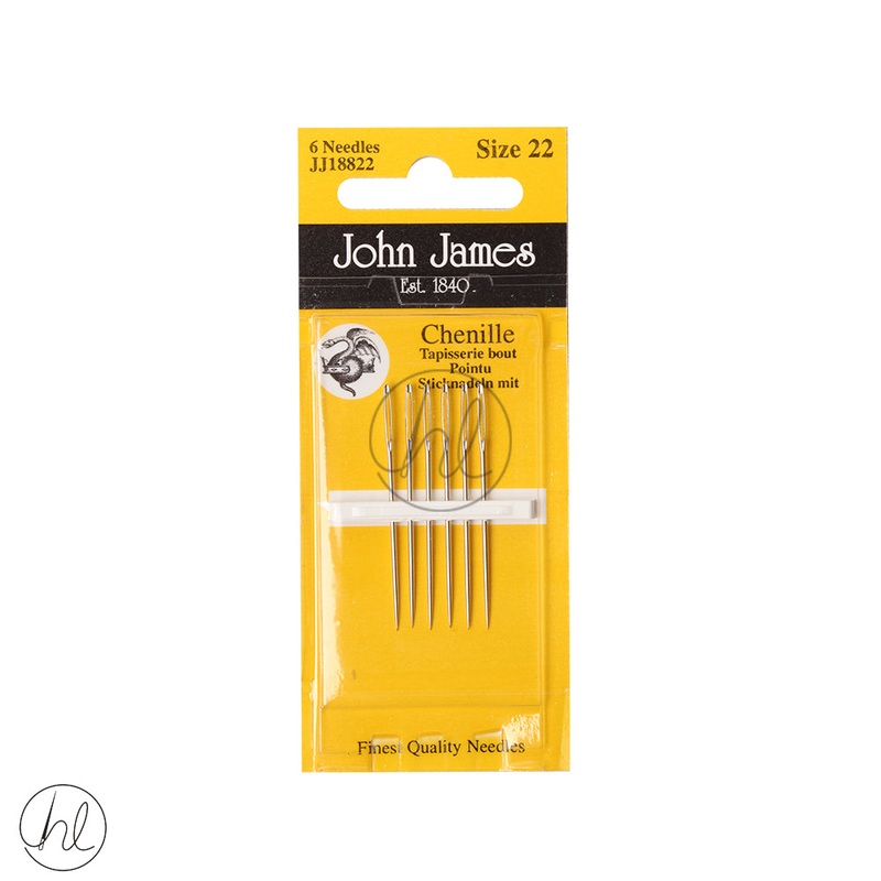 John James Needles CHENILLE  JJ18822 SIZE 22