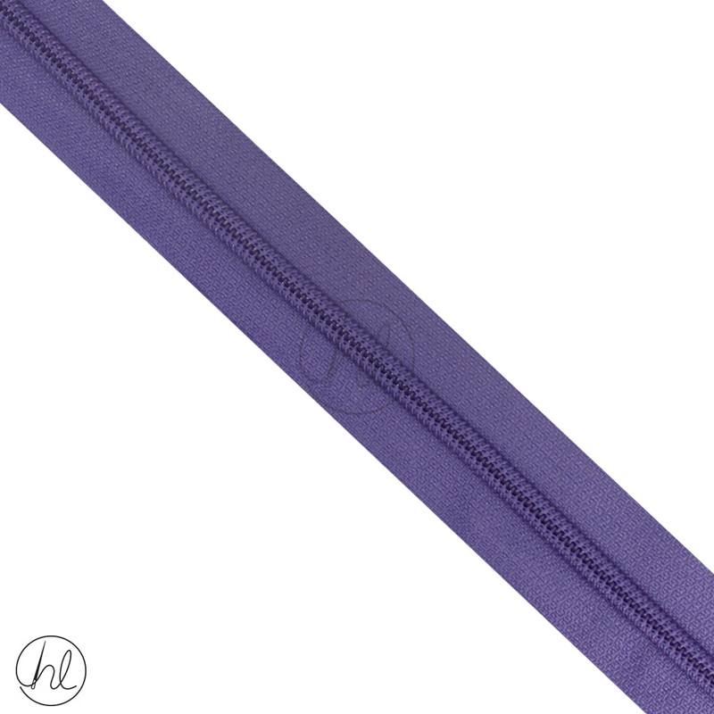 NYLON ZIPS PER METER TYPE 5 PURPLE