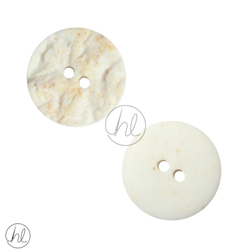 PLAIN BUTTONS 23MM WHITE D5346