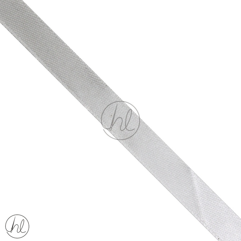 PLAIN SATIN RIBBON 30M 10MM WHITE
