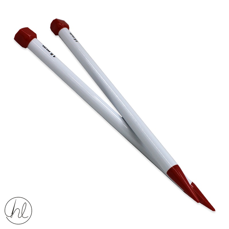 PLASTIC KNITTING NEEDLES DIAMETER - 15MM