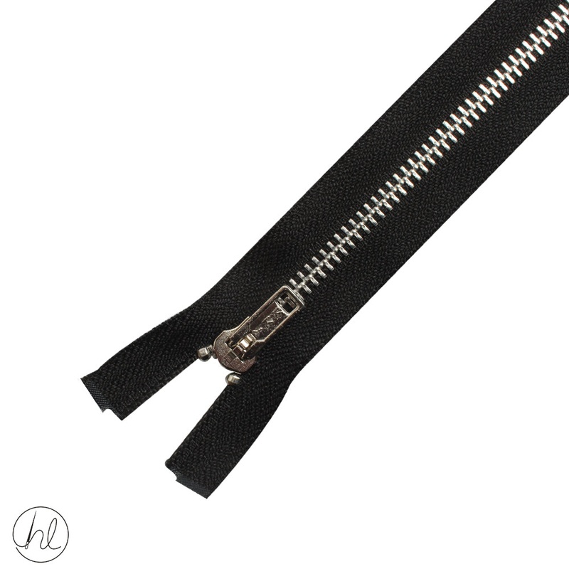 STEEL ZIP YKK BLACK 50CM