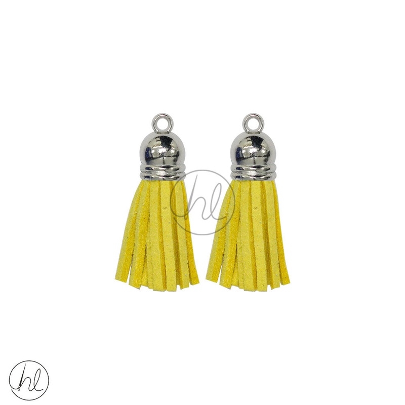 TASSELS 2 PER PACK YELLOW