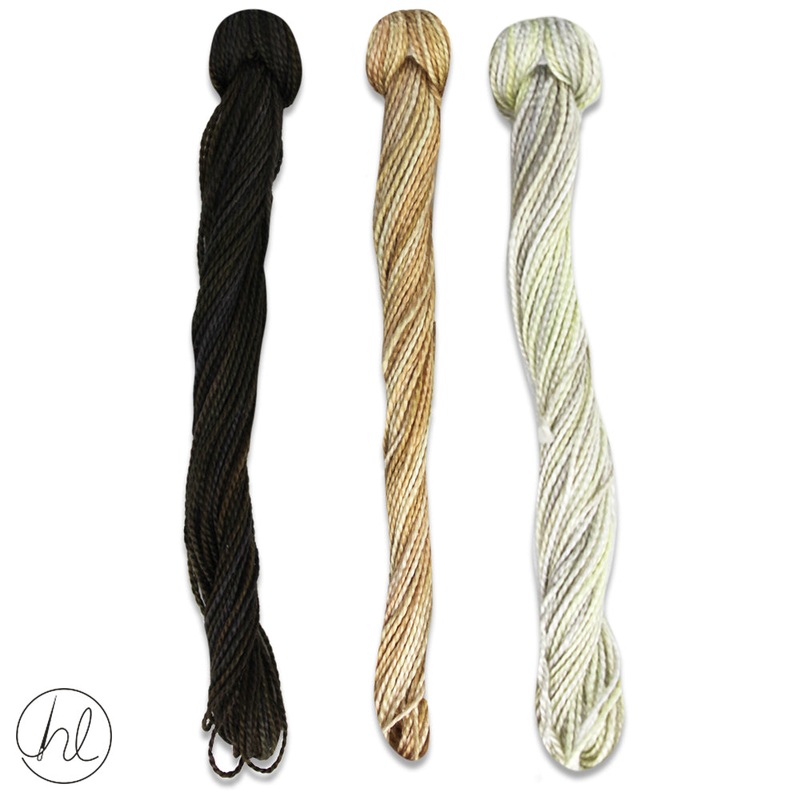 100% COTTON PERLE THREAD 3X9M 41-WINTER PER SET