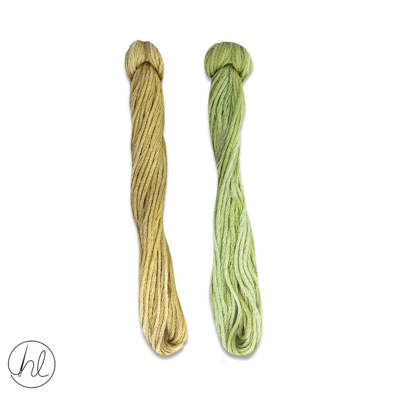 100% COTTON STRANDED THREAD 2X5M (29-OLIVES) (PER SET)
