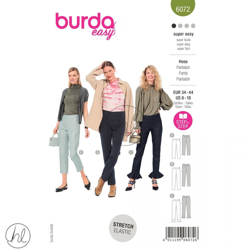 BURDA PATTERN 6072 GREEN