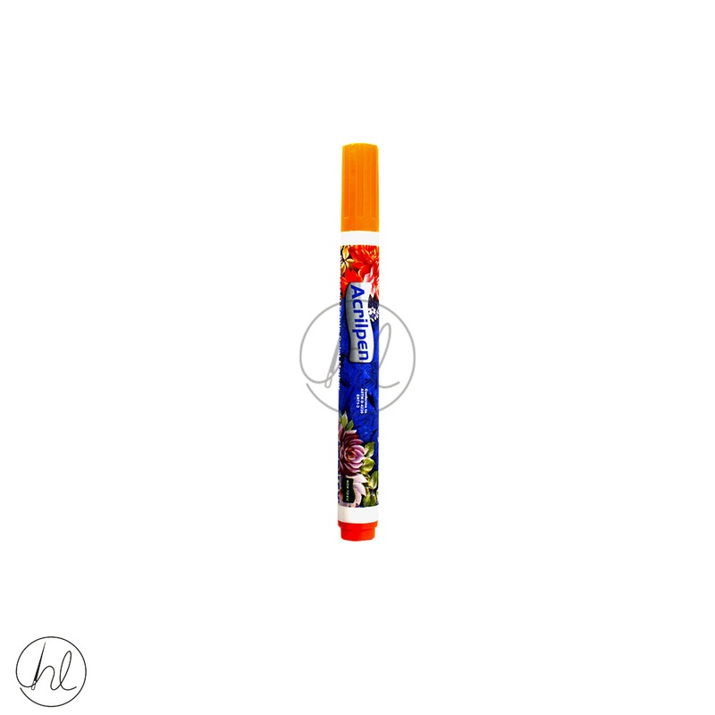 Fabric Pen Acrilex Aap Orange Free