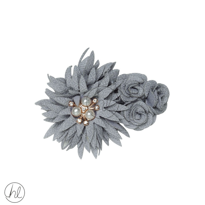 FANCY FLOWER GREY 103MM X 70MM 3DF25