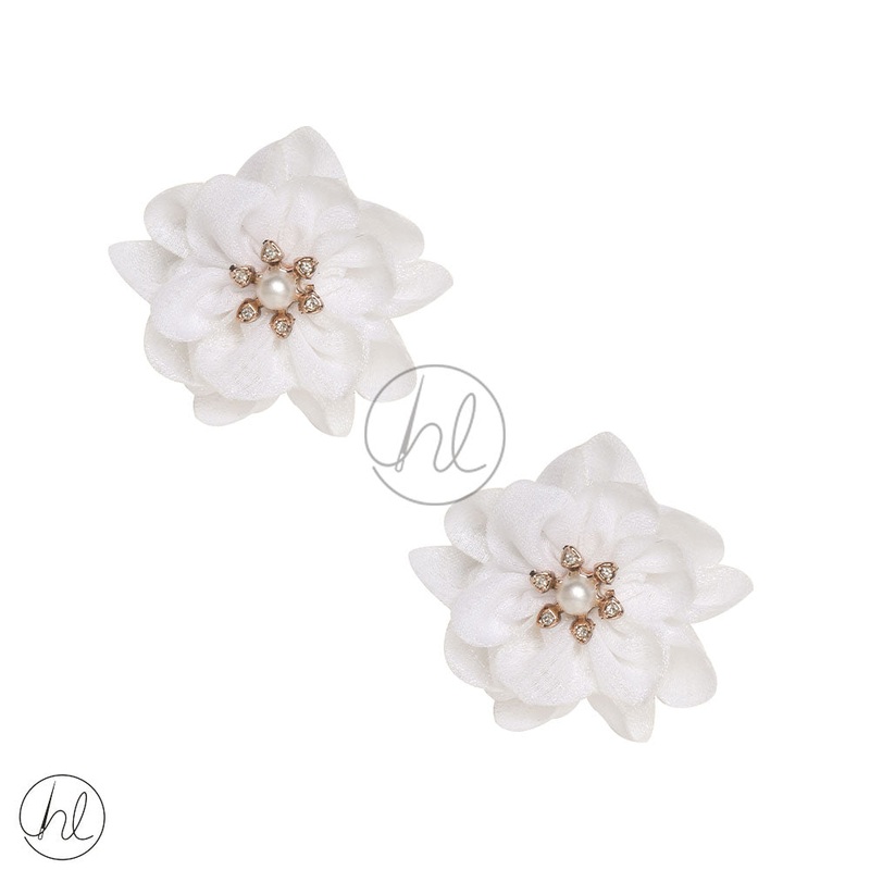 FANCY FLOWER WHITE 60MM 3DF27 2 PER PACK