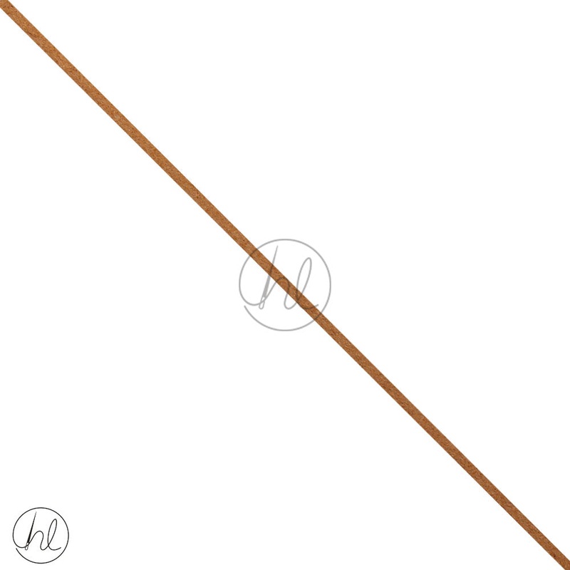 LEATHER CORDS CARAMEL 3MM PER METER 547