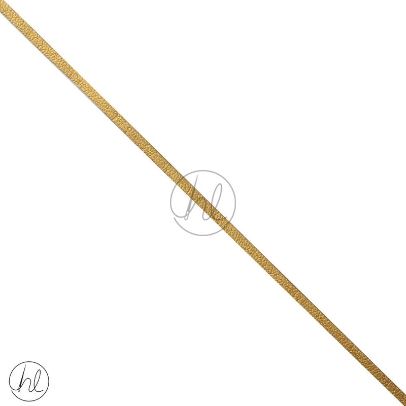 LEATHER CORDS MATTE GOLD 547 3MM P-METER