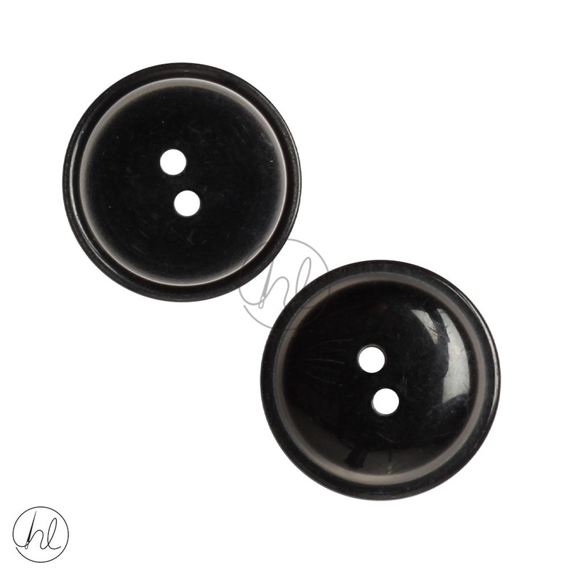 PLAIN BUTTONS 23MM BLACK D3411
