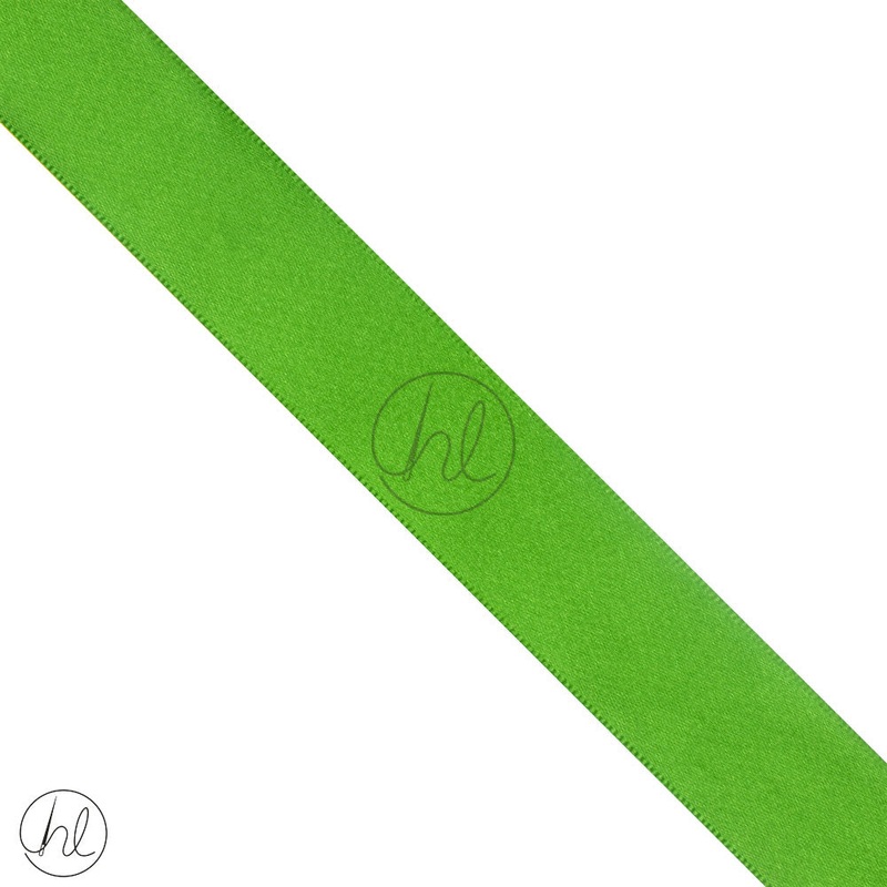 SATIN RIBBON APPLE PER M 25MM