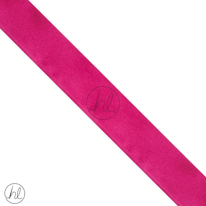 SATIN RIBBON FUCHSIA PER M 25MM