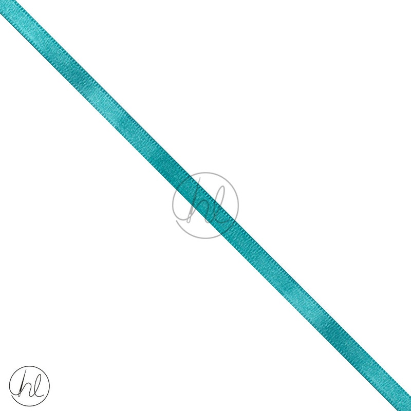 SATIN RIBBON TURQUOISE PER M 6MM