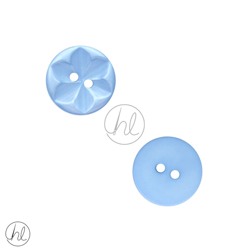 STAR BUTTONS LRG 18MM BLUE
