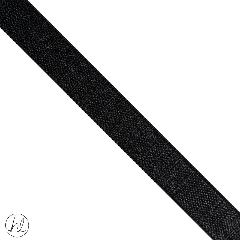 BRA STRAP ELASTIC BLACK 034-254 12MM P/METER