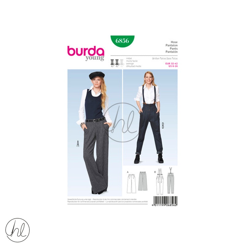 BURDA DRESS GREEN 6856