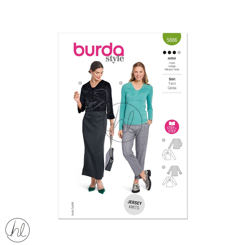 BURDA PATTERN B5886 GREEN