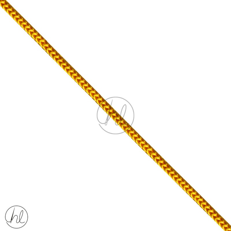 CORDS SUN YELLOW 4MM PER M